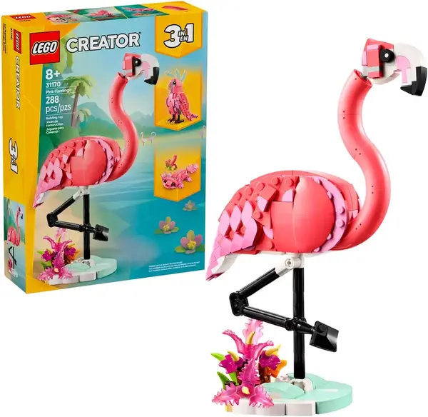 LEGO Divoké zvieratá: Ružový plameniak 31170