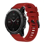 BStrap Silicone Acton remienok na Garmin Fenix 5 / 6 / 6 Pro / 7 / 8 47mm / E, dark red