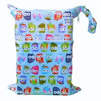 GaGa's pleny Nepromokavý pytel Sovičky modré