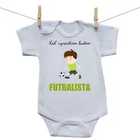 Boodyy Body s krátkym rukávom Keď vyrastiem budem futbalista 86 (12-18 mesiacov)