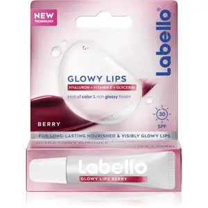 Labello Glowy Lips Berry tónovací balzám na rty s kyselinou hyaluronovou SPF 30 10 ml
