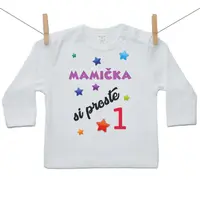 Boodyy Tričko s dlhým rukávom Mamička si proste 1 134 (8-9 rokov)