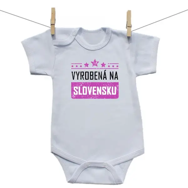 Boodyy Body s krátkym rukávom Vyrobená na Slovensku 56 (0-2 mesiace)