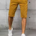 Pánské džínové šortky hořčicové Dstreet