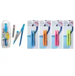 Gelový Zvýrazňovač 2 ks-MOVEO + Kružidlo Carioca -CARIOCA