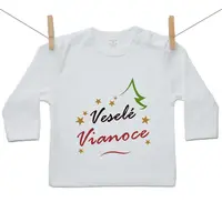 Boodyy Tričko s dlhým rukávom Veselé Vianoce 128 (7-8 rokov)