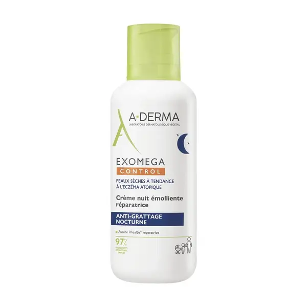A-DERMA EXOMEGA CONTROL Nočný krém, 400 ml