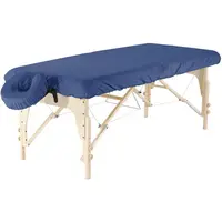 Set napínacia plachta Fabulo na masážny stôl a podhlavník z mikrovlákna Farba: modrá