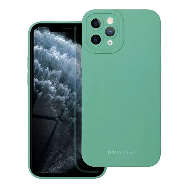 Zadní ochranný kryt ROAR case LUNA pro Apple iPhone 11 Pro, zelená