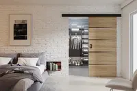 Posuvné dveře na stěnu WERDI PLUS - komplet (dveře + garnýž + kolejnice)