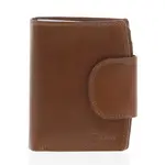 Kožená elegantní světle hnědá peněženka pro muže - Delami 1342CHA