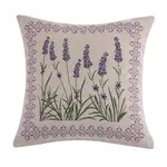 Gobelínový povlak na polštářek KVÍTKY LEVANDULE 45 x 45 cm