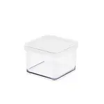 Hranatá plastová dóza na potraviny LOFT bílá 0,5 l