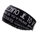 Bjež ACTIVE HEAD black Čelenka