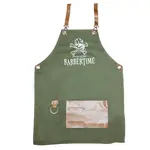 Kadeřnická zástěra Pirates of the Barbertime Pro Barber Apron Green - zelená + dárek zdarma