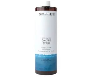 Čisticí šampon pro všechny typy vlasů Selective Professional OnCare Scalp Shampoo - 950 ml + dárek zdarma