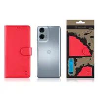 Flipové pouzdro Tactical Field Notes pro Motorola Moto G24 Power, červená