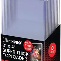 Toploader Ultra Pro 3x4 Super Thick 130PT Toploaders - 10 ks