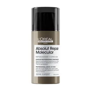 L'Oréal Professionnel Bezoplachová maska pro poškozené vlasy Absolut Repair Molecular (Professional Leave-in Mask) 100 ml