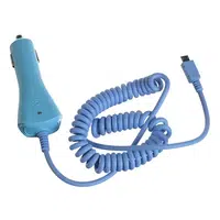 Autonabíječka Celly s microUSB konektorem 1A modrá