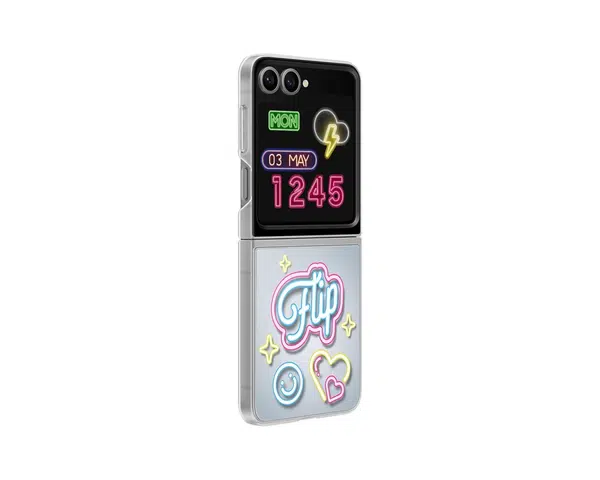 Ochranný kryt Samsung FlipSuit EF-ZF741CTE pro Samsung Galaxy Z Flip6/7 FE, transparentní
