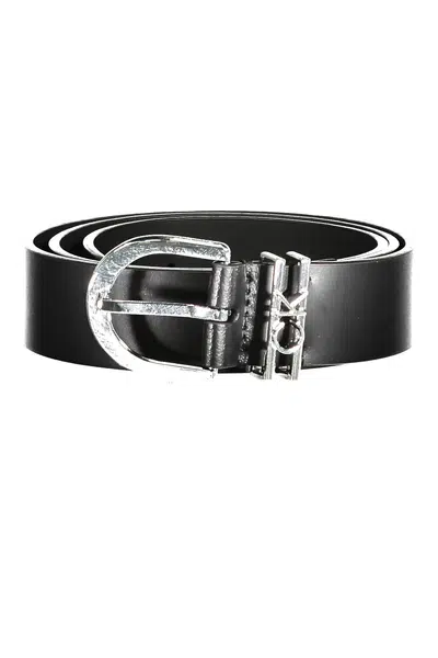 CALVIN KLEIN WOMEN'S LEATHER BELT BLACK