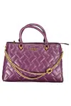 GUESS JEANS PURPLE WOMEN'S BAG