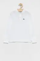 Detská bavlnená košeľa s dlhým rukávom Lacoste