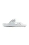 Šľapky Birkenstock Arizona Eva dámske, biela farba, 129443
