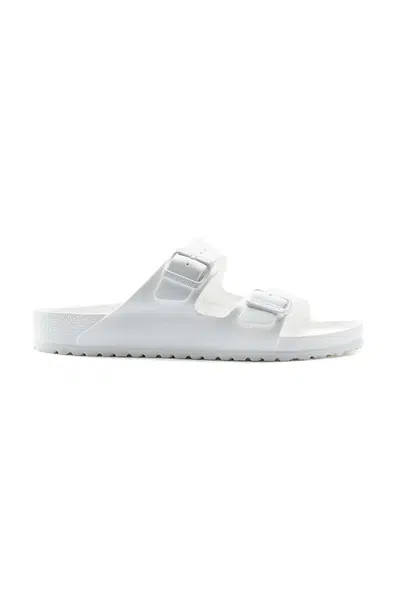 Šľapky Birkenstock Arizona Eva dámske, biela farba, 129443