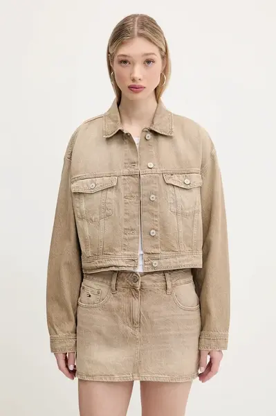 Rifľová bunda Tommy Jeans