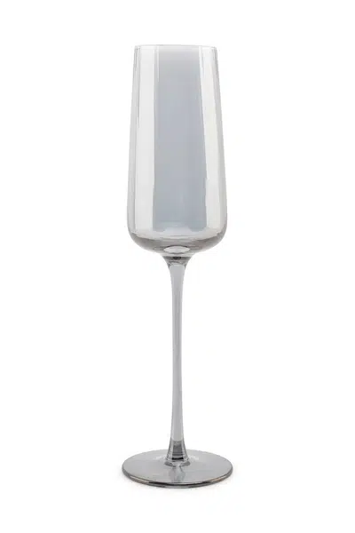 Sada pohárov na šampanské S|P Collection Ray 240 ml 4-pak čierna farba