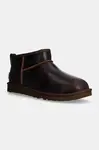 Kožené snehule UGG Classic Ultra Mini Lthr Regen
