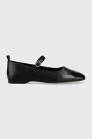 Kožené balerínky Vagabond Shoemakers Delia čierna farba,