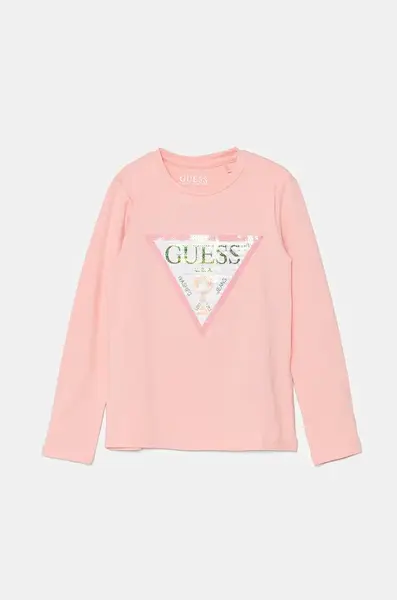 Detské tričko s dlhým rukávom Guess