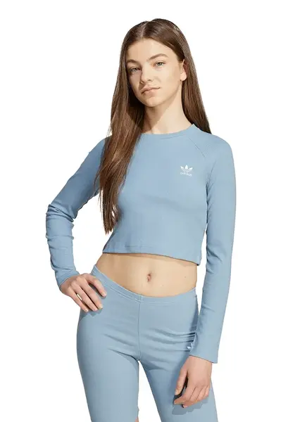 Detské tričko s dlhým rukávom adidas Originals