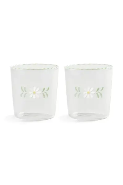 Sada pohárov &k amsterdam flora white 300 ml 2-pak