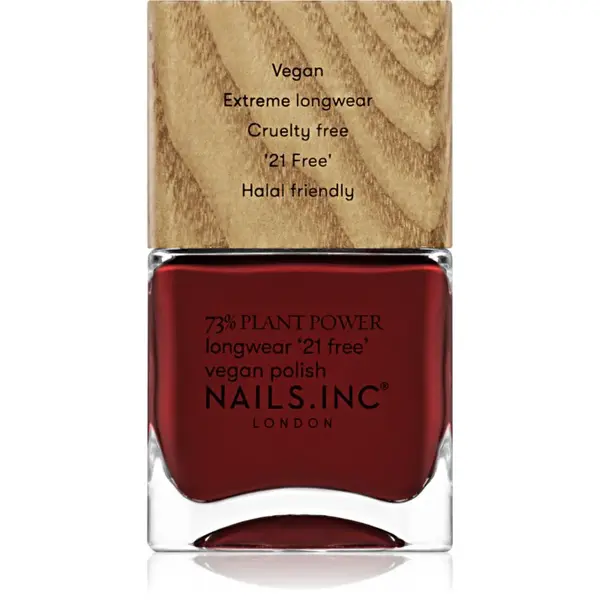 Nails Inc. Plant Power dlouhotrvající lak na nehty odstín Swear By Salutation 14 ml
