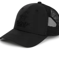 Black cat kšiltovka black trucker cap