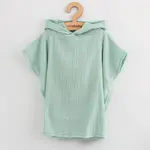 Detské mušelínové pončo New Baby Feeling mint 35 cm XS, 20C55705