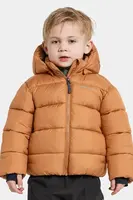 Detská bunda Didriksons ROXEN KIDS JACKET hnedá farba, 505811