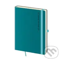 Zápisník Flexies Blue Petrol tečkovaný L