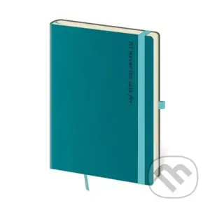 Zápisník Flexies Blue Petrol tečkovaný L