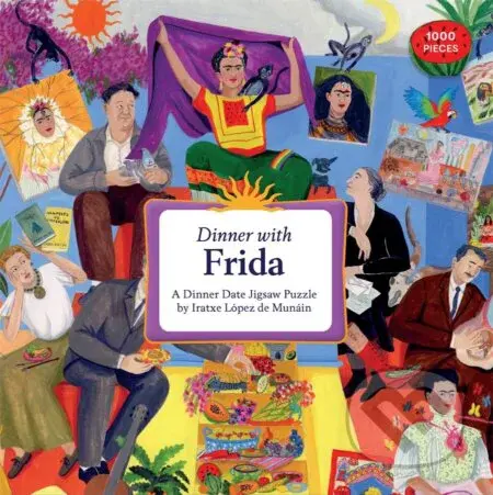 Dinner with Frida - Iratxe Lopez de Munain - puzzle z kategorie 500 - 1000 dílků