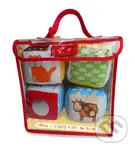 Knižka a plyšové kocky na hranie: Zvieratá z farmy - kniha z kategorie Úkoly pro děti