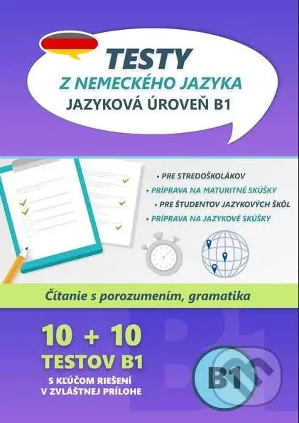 Testy z nemeckého jazyka (Jazyková úroveň B1) - kniha z kategorie Jazykové učebnice a slovníky
