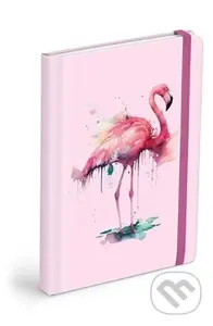 Blok s gumkou čistý Plameňák