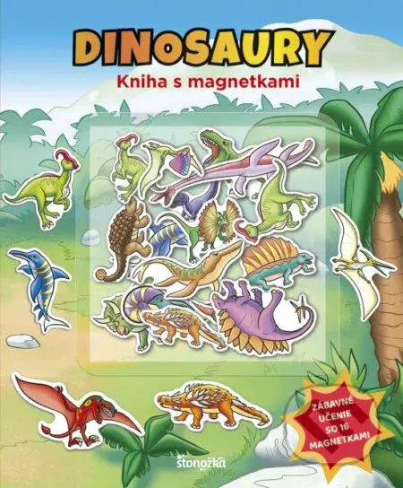 Kniha s magnetkami: Dinosaury - kniha z kategorie Naučné knihy