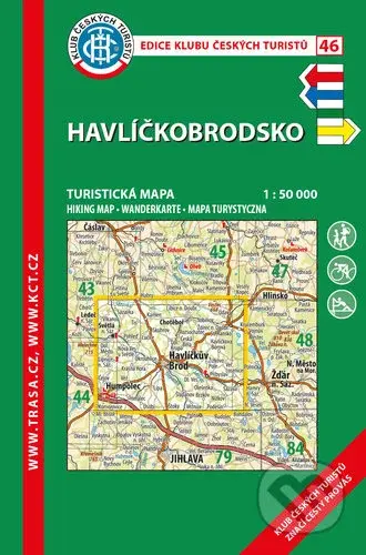 Havlíčkobrodsko 1:50 000 (Turistická mapa) - kniha z kategorie Mapy