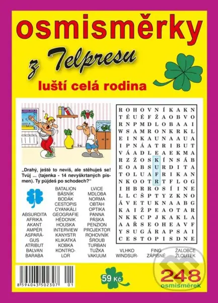 Osmisměrky z Telpresu luští celá rodina 1/2024 (248 osmisměrek)